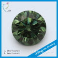 New hot sale round shape natural moissanite beads gems stones